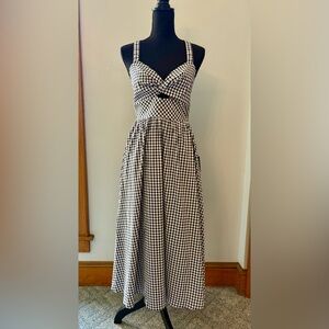 Black and White Checkered Dress